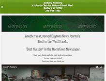 Tablet Screenshot of debarynursery.net